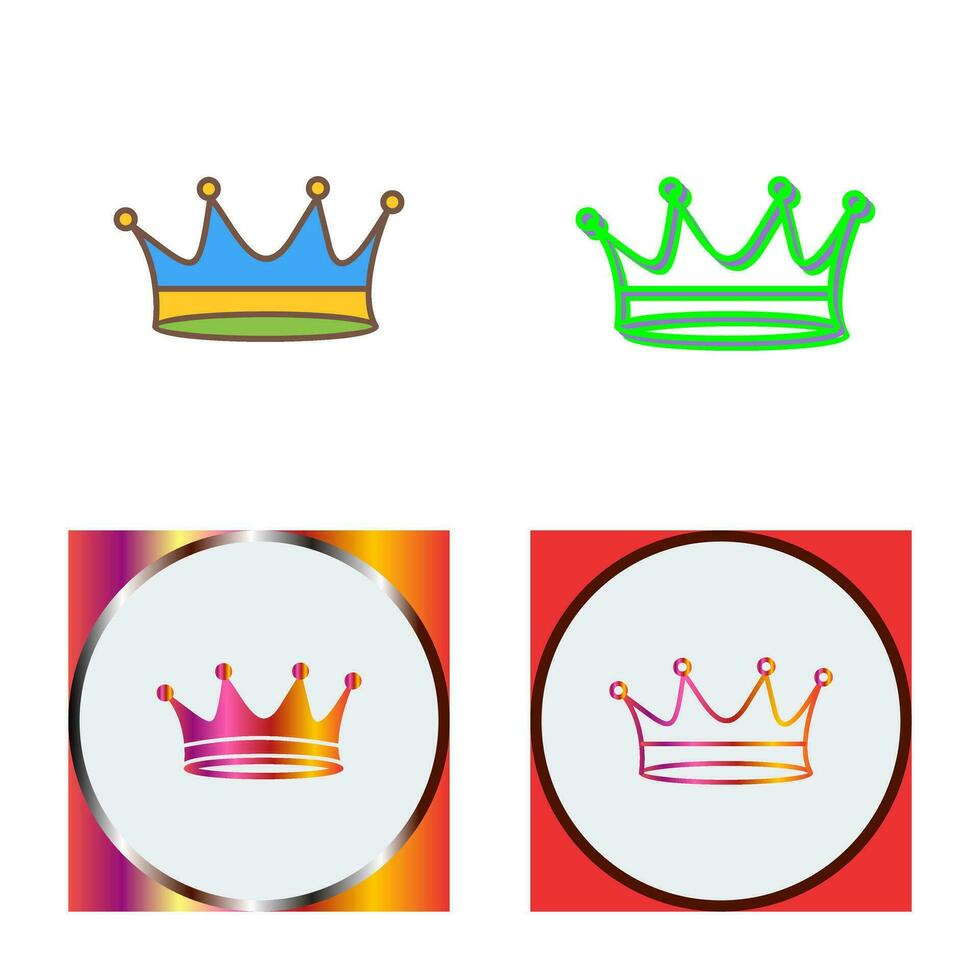 King Crown Vector Icon