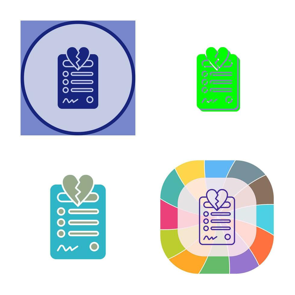 Divorce Vector Icon