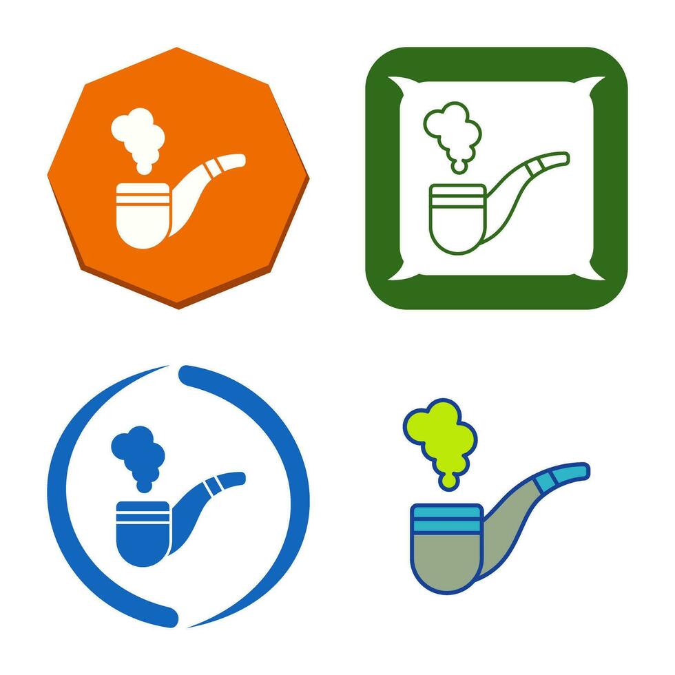 Smoke Pipe Vector Icon