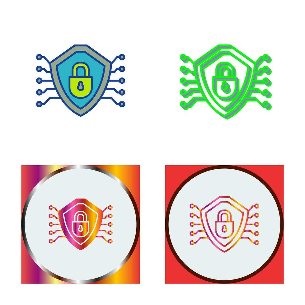 Cyber Security Vector Icon