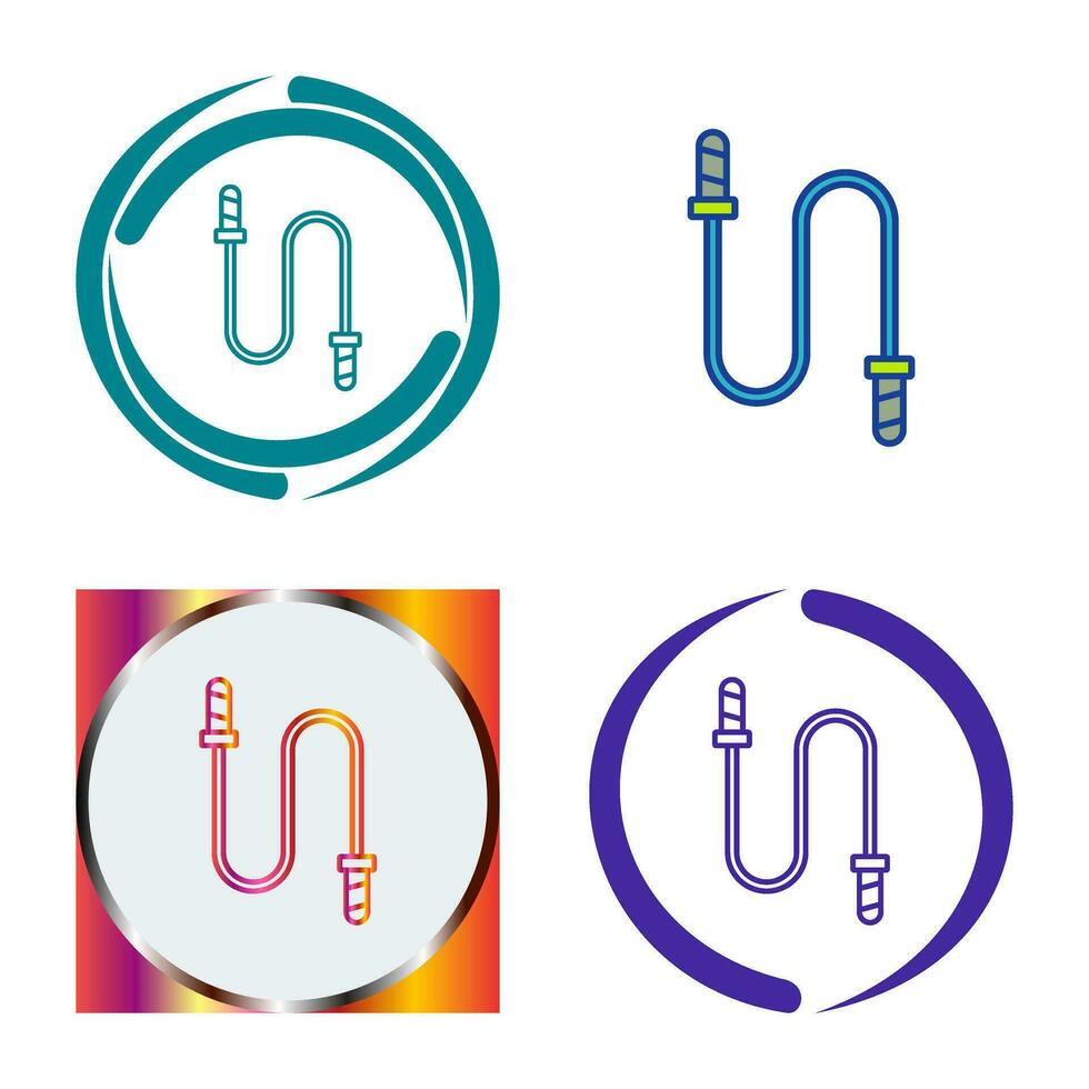 Jumping Rope Vector Icon