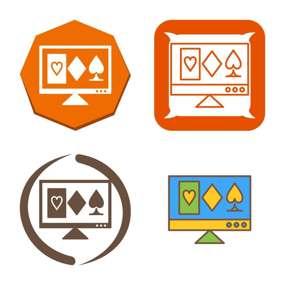 Online Gambling Vector Icon