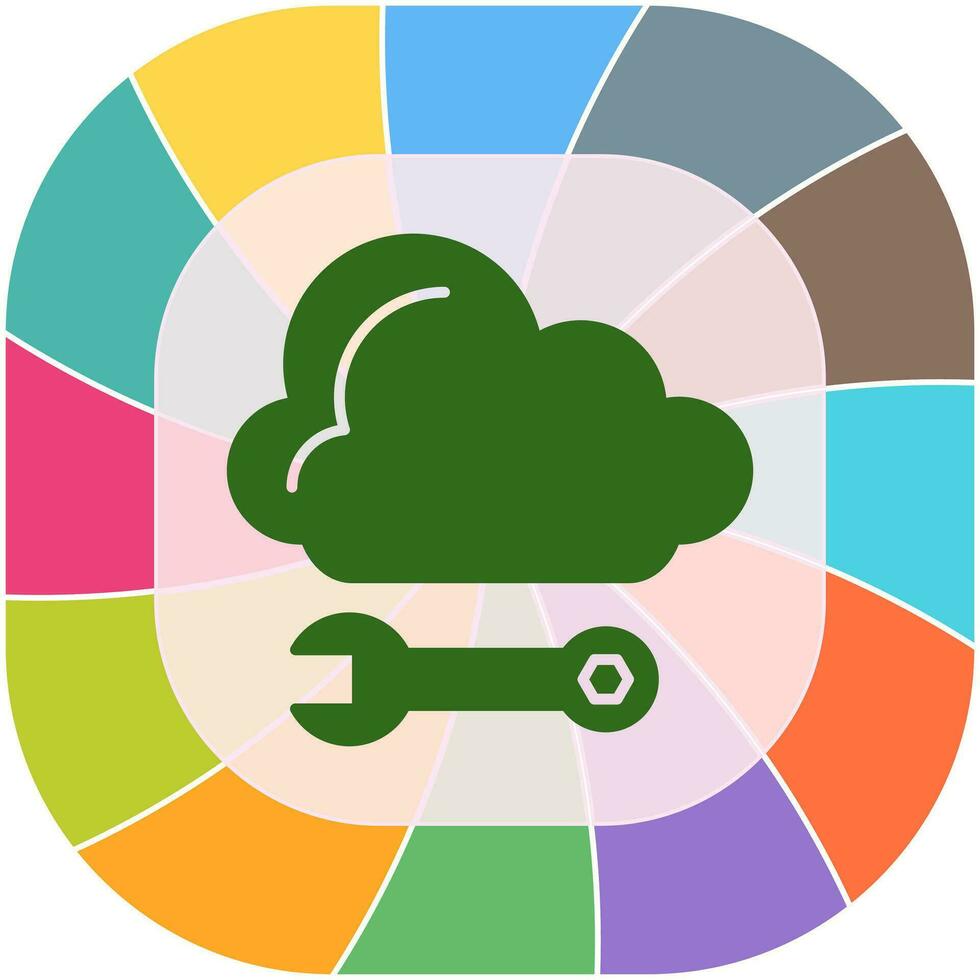 Cloud Computing Vector Icon