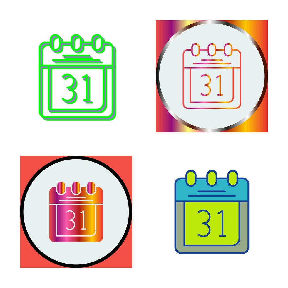 icono de vector de calendario