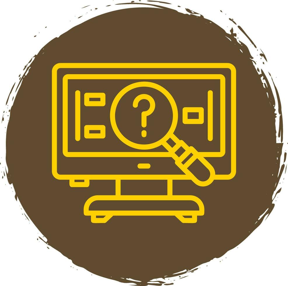 Problem Framing Vector Icon Design