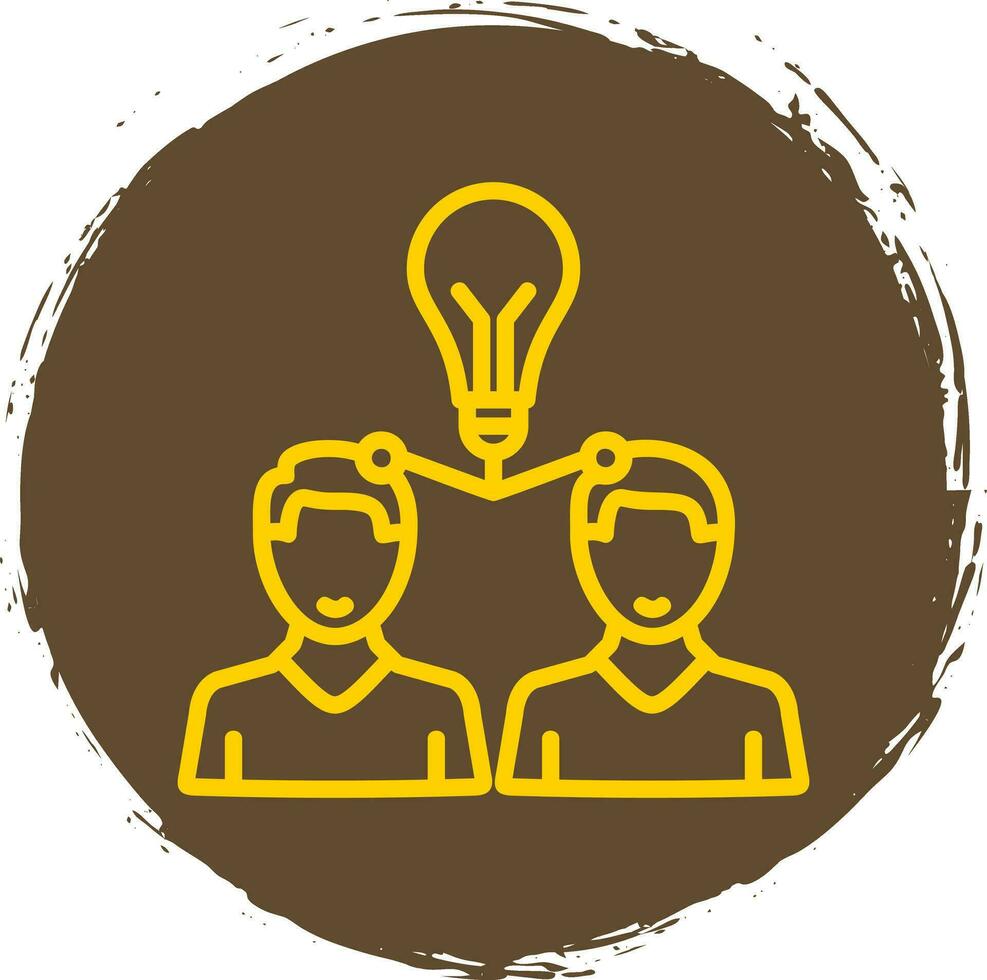 Knowledge Sharing Vector Icon Design