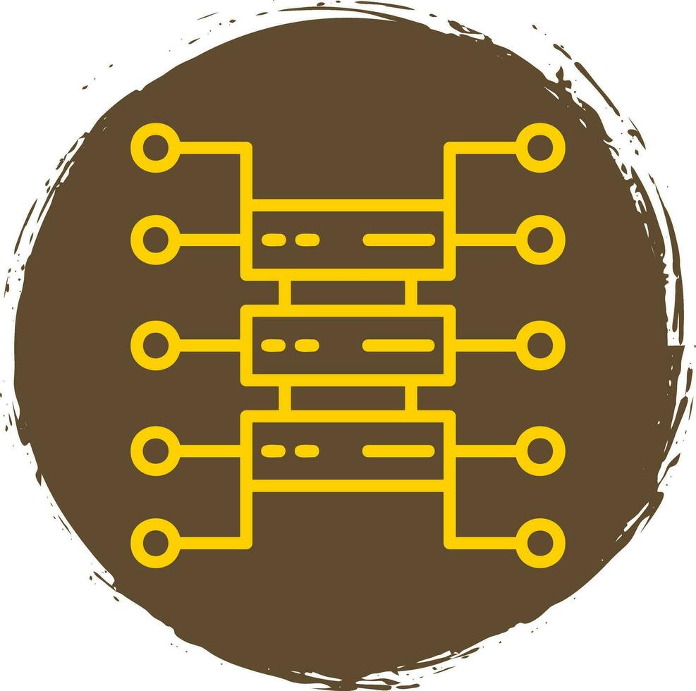 Organizational Structure Vector Icon Design