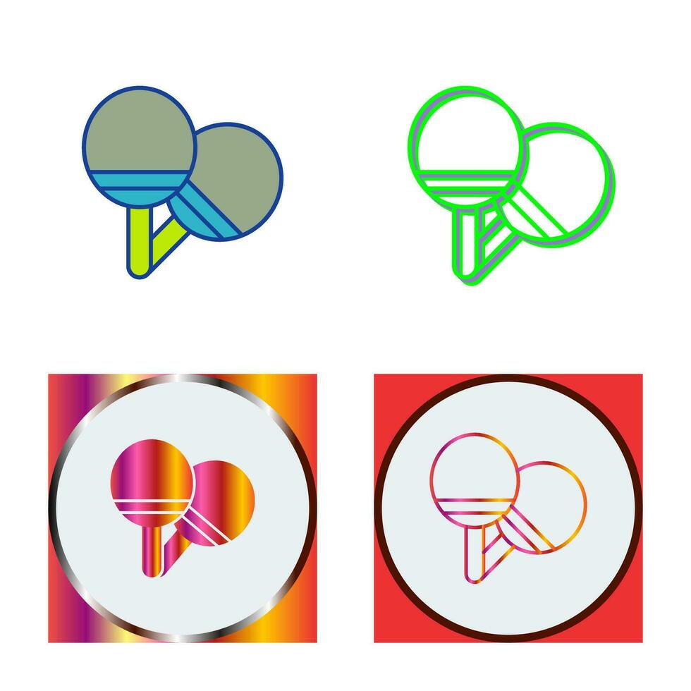 Ping Pong Vector Icon