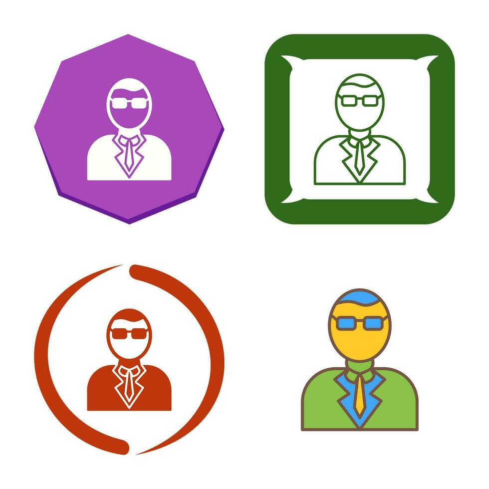 Casino Manager Vector Icon