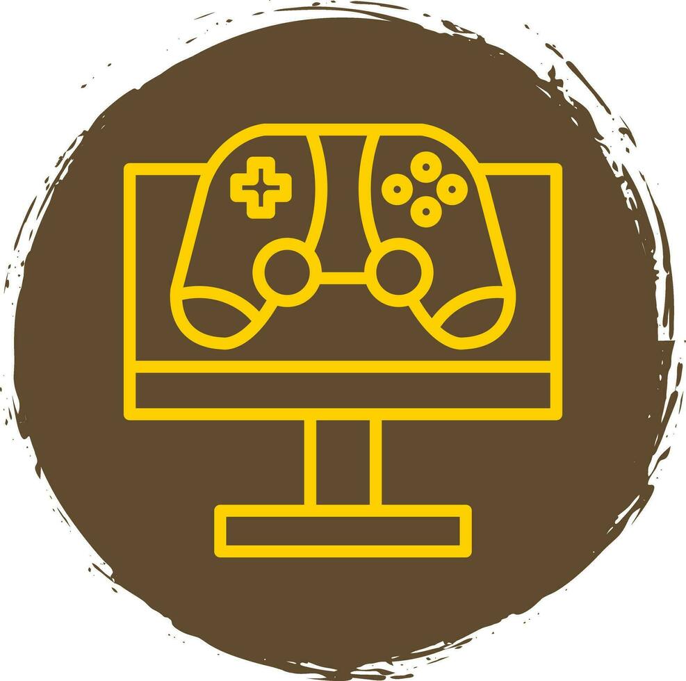 Monitor Screen Vector Icon Design