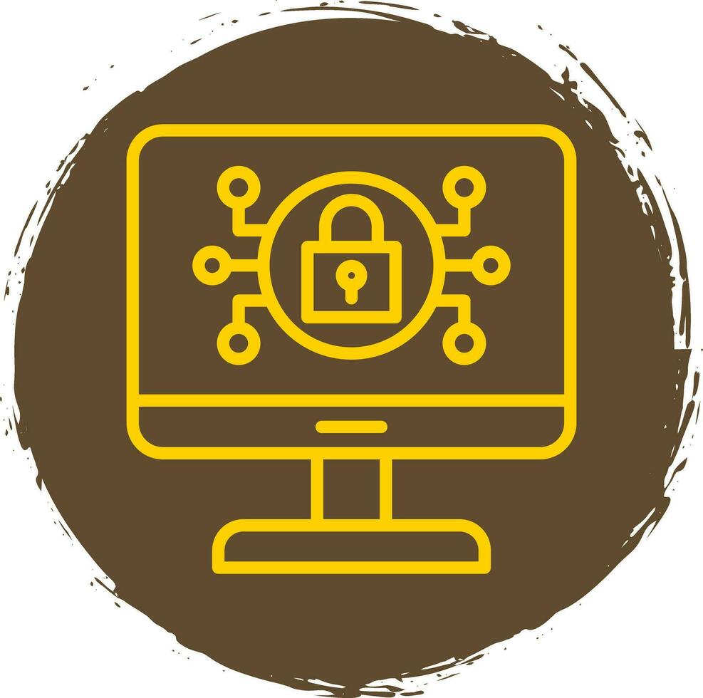 Online Security Risks Vector Icon Design