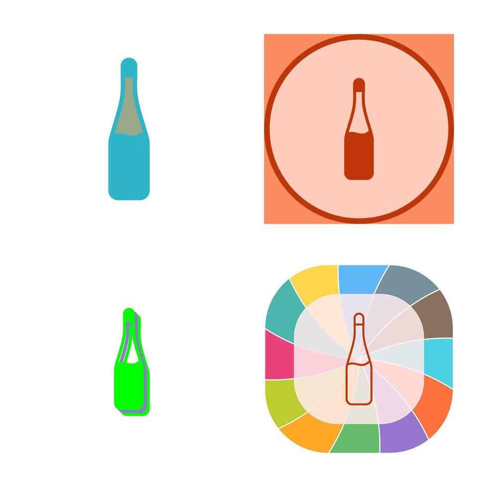 Champagne Bottle Vector Icon