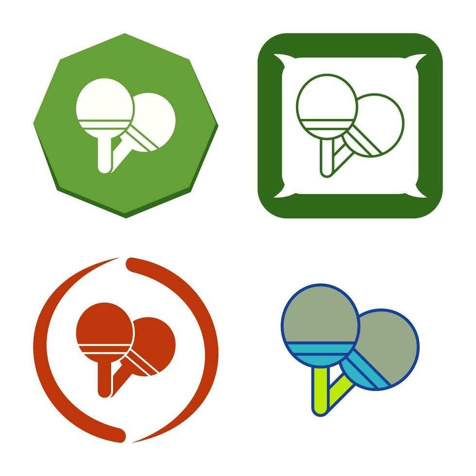 Ping Pong Vector Icon
