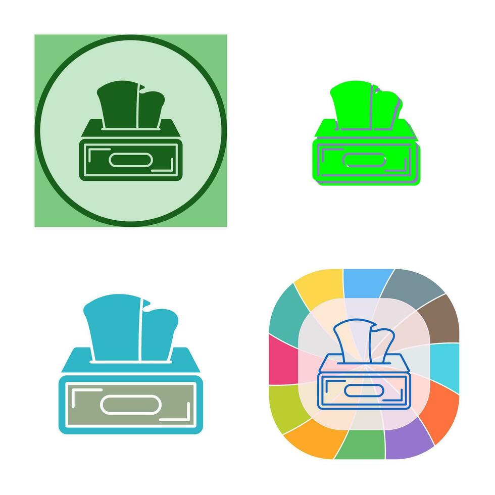 Tissue Box Vector Icon