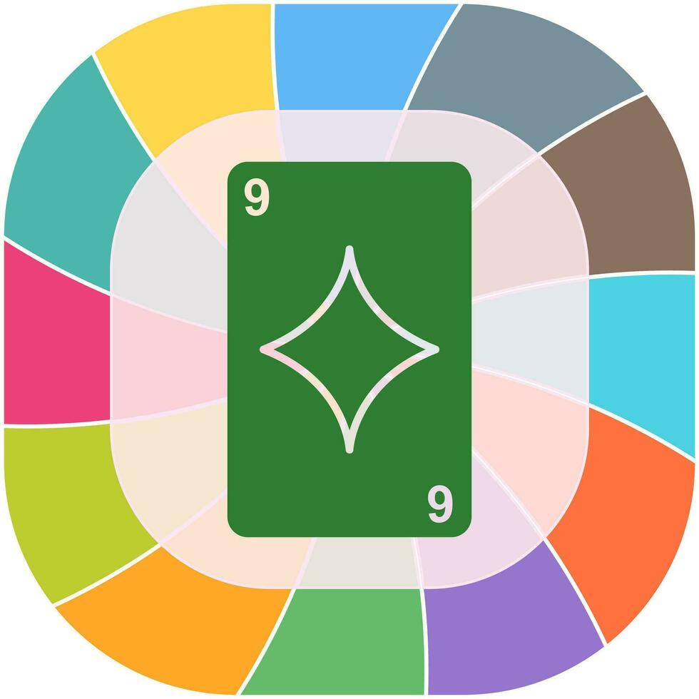 Diamonds Card Vector Icon