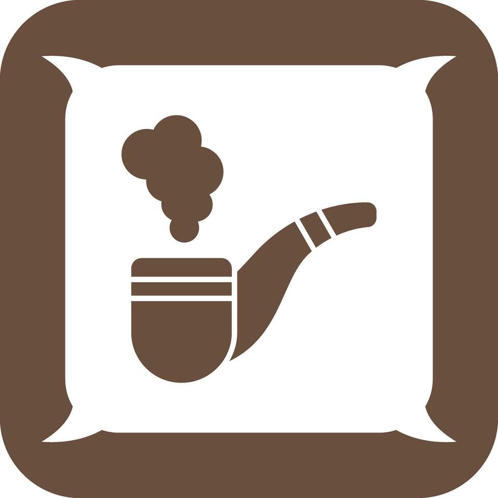 Smoke Pipe Vector Icon