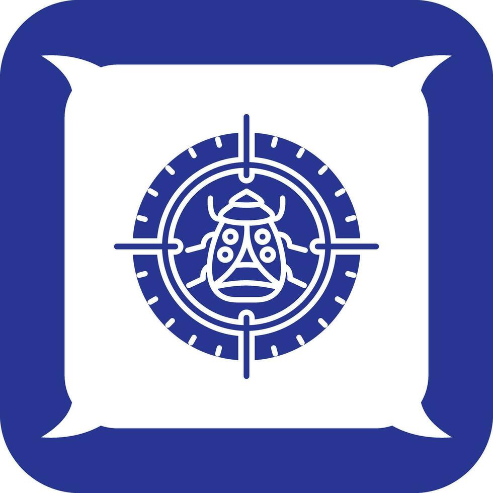 Bug Target Vector Icon