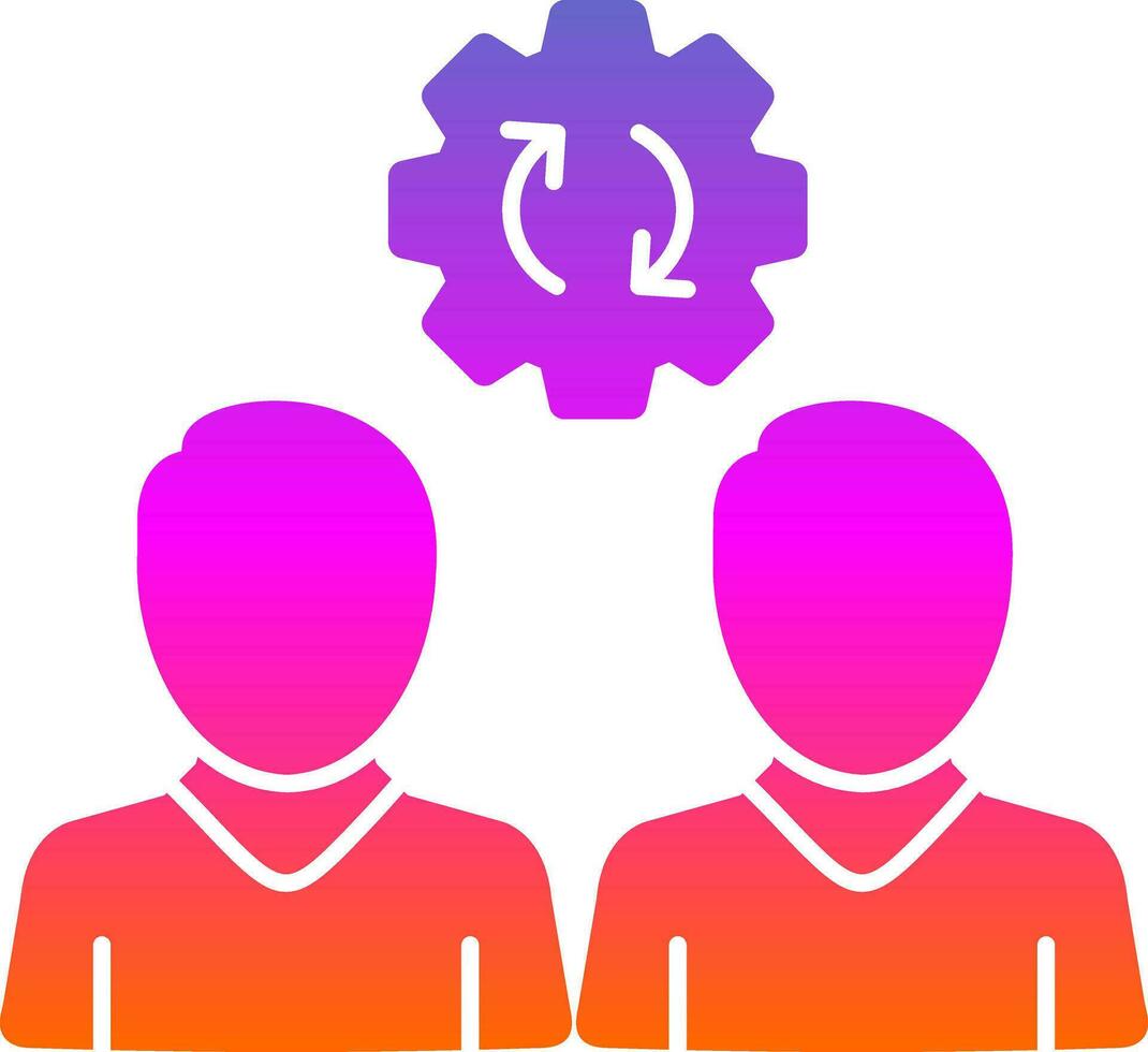 Change Management Vector Icon Design