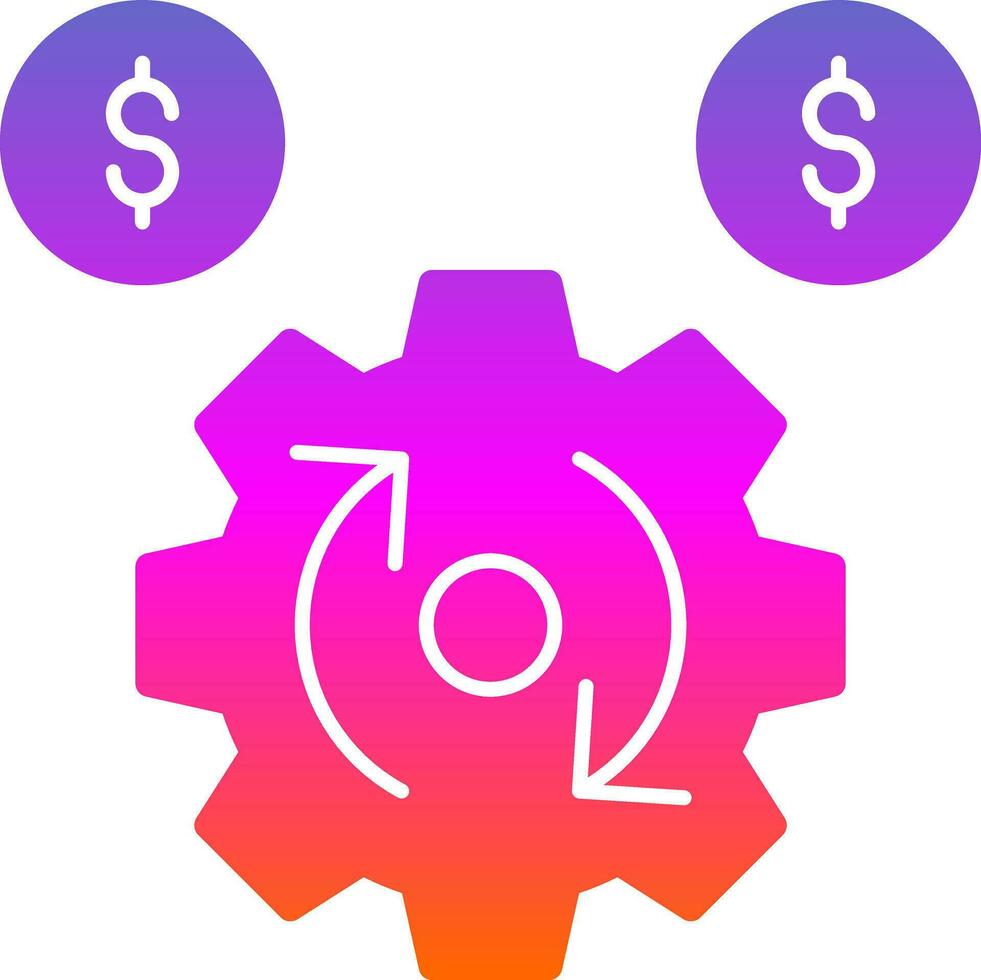 Process Optimization Vector Icon Design
