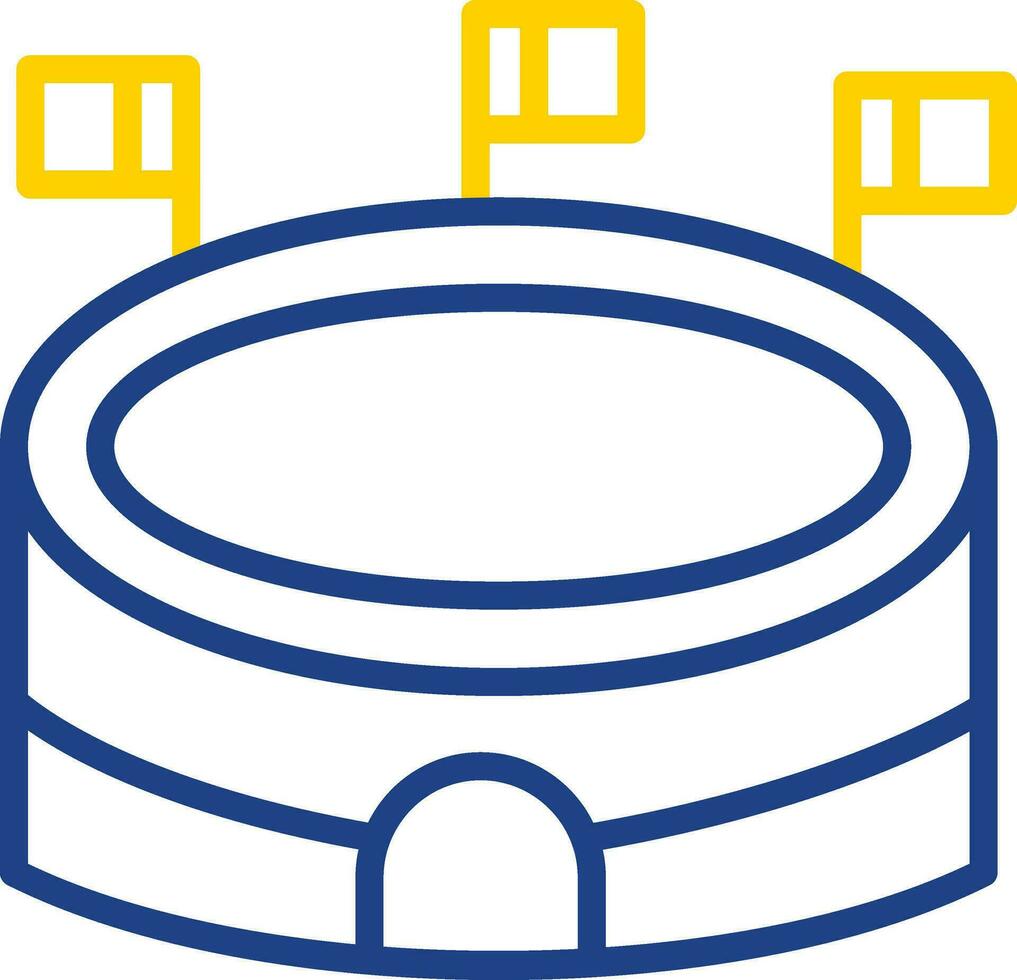 diseño de icono de vector de estadio