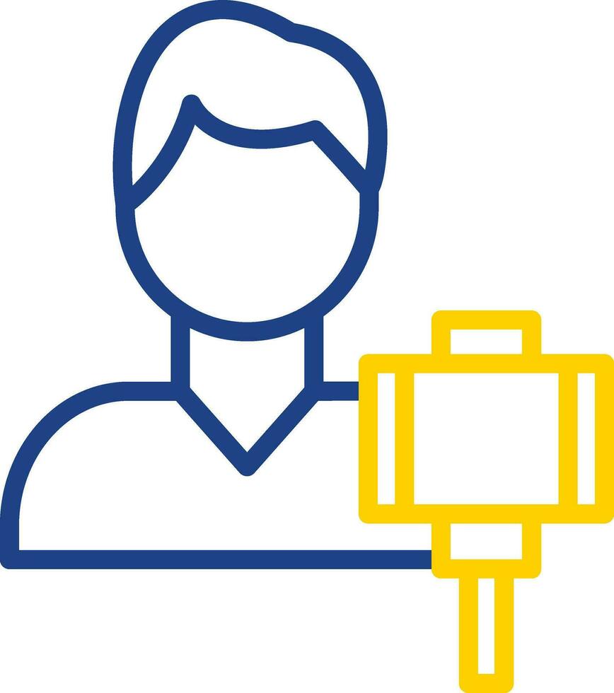 Vlogger Vector Icon Design