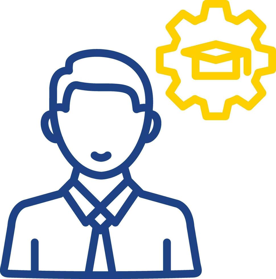 Knowledge Management Vector Icon Design