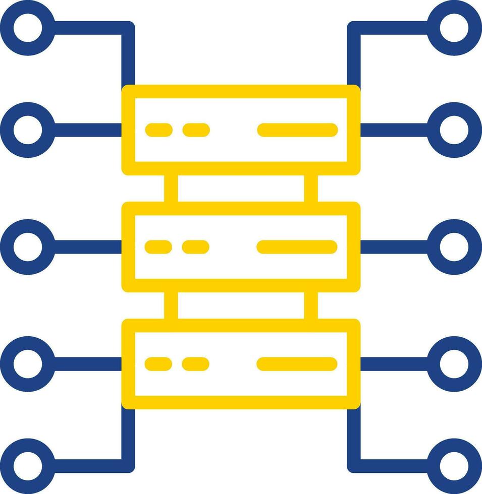 Organizational Structure Vector Icon Design
