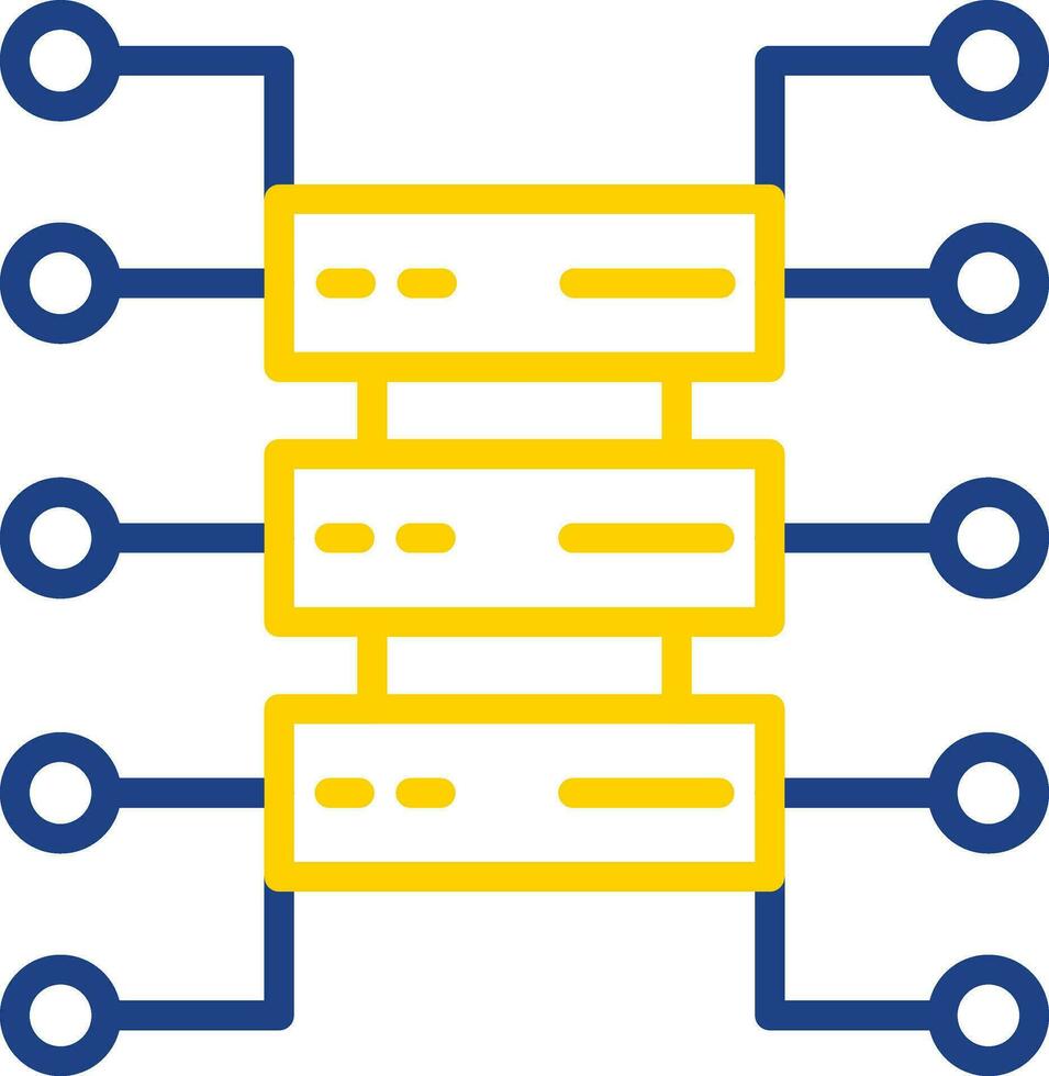 Organizational Structure Vector Icon Design