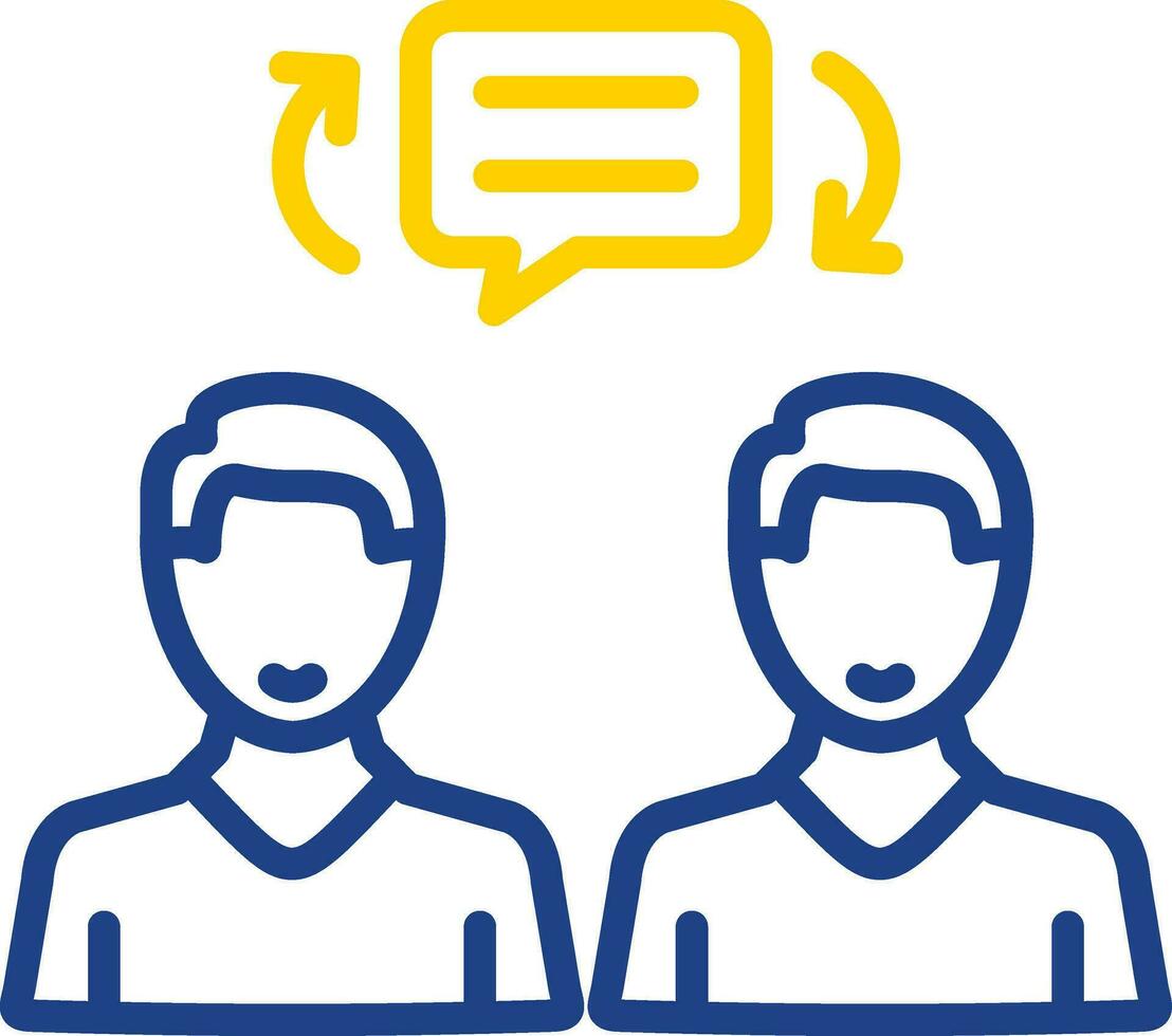 Coaching and Mentoring Vector Icon Design