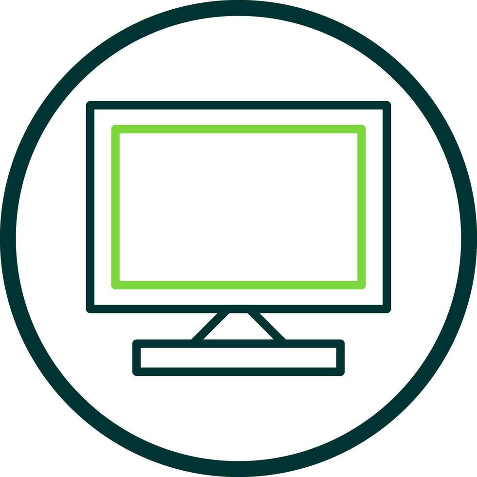 Monitor Screen Vector Icon Design