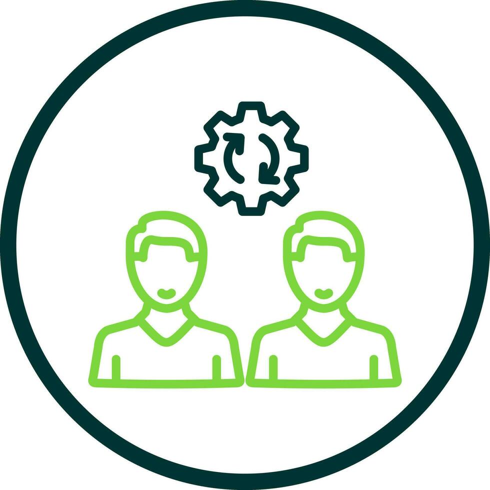 Change Management Vector Icon Design