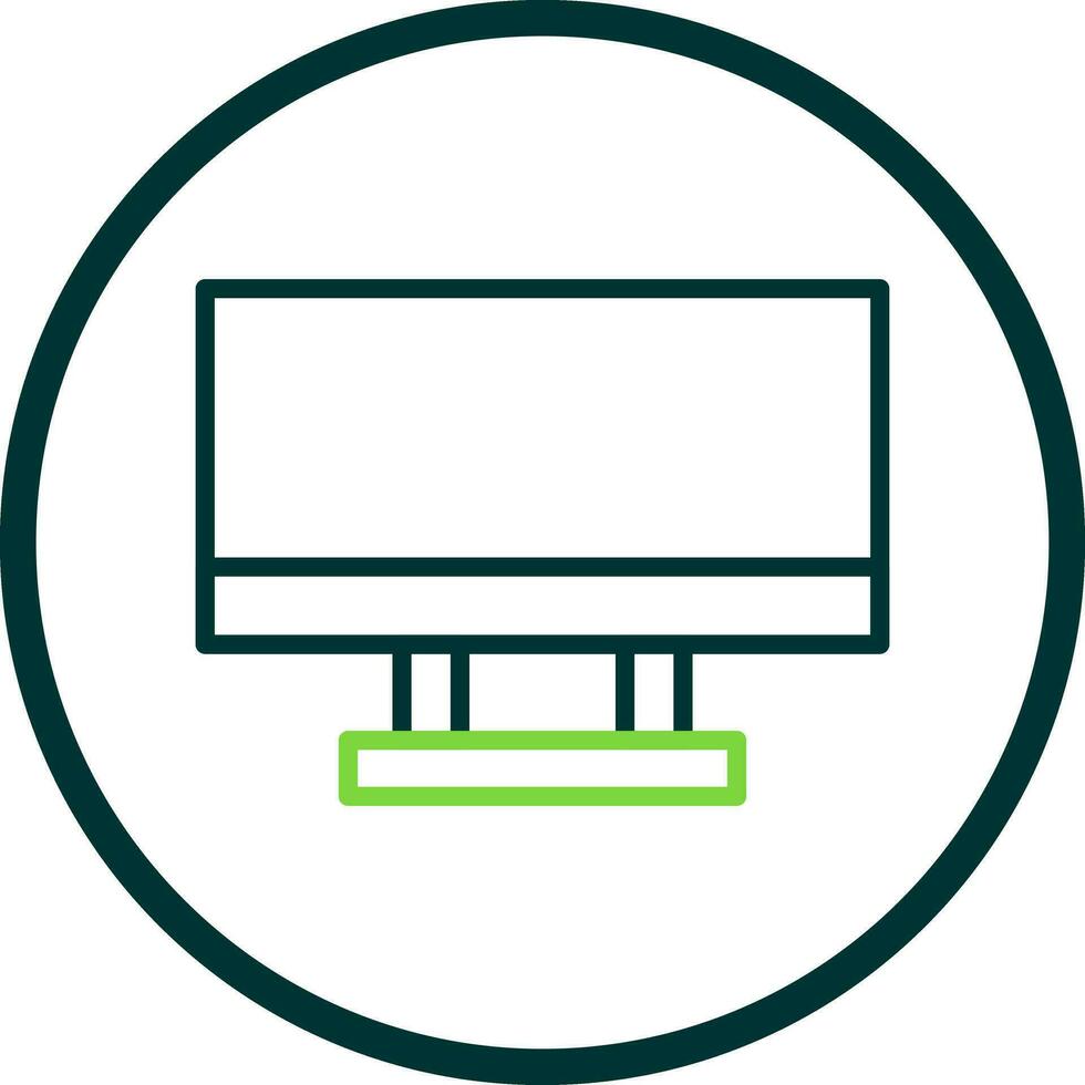 Monitor Screen Vector Icon Design