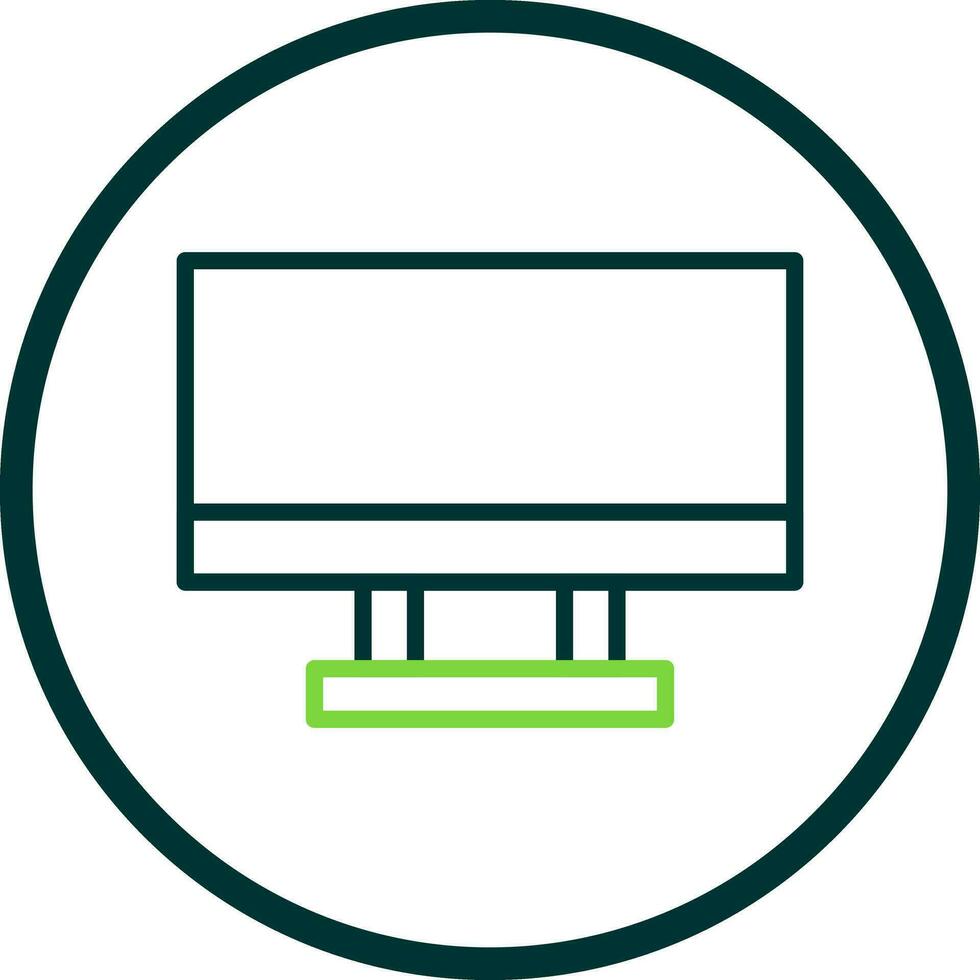 Monitor Screen Vector Icon Design