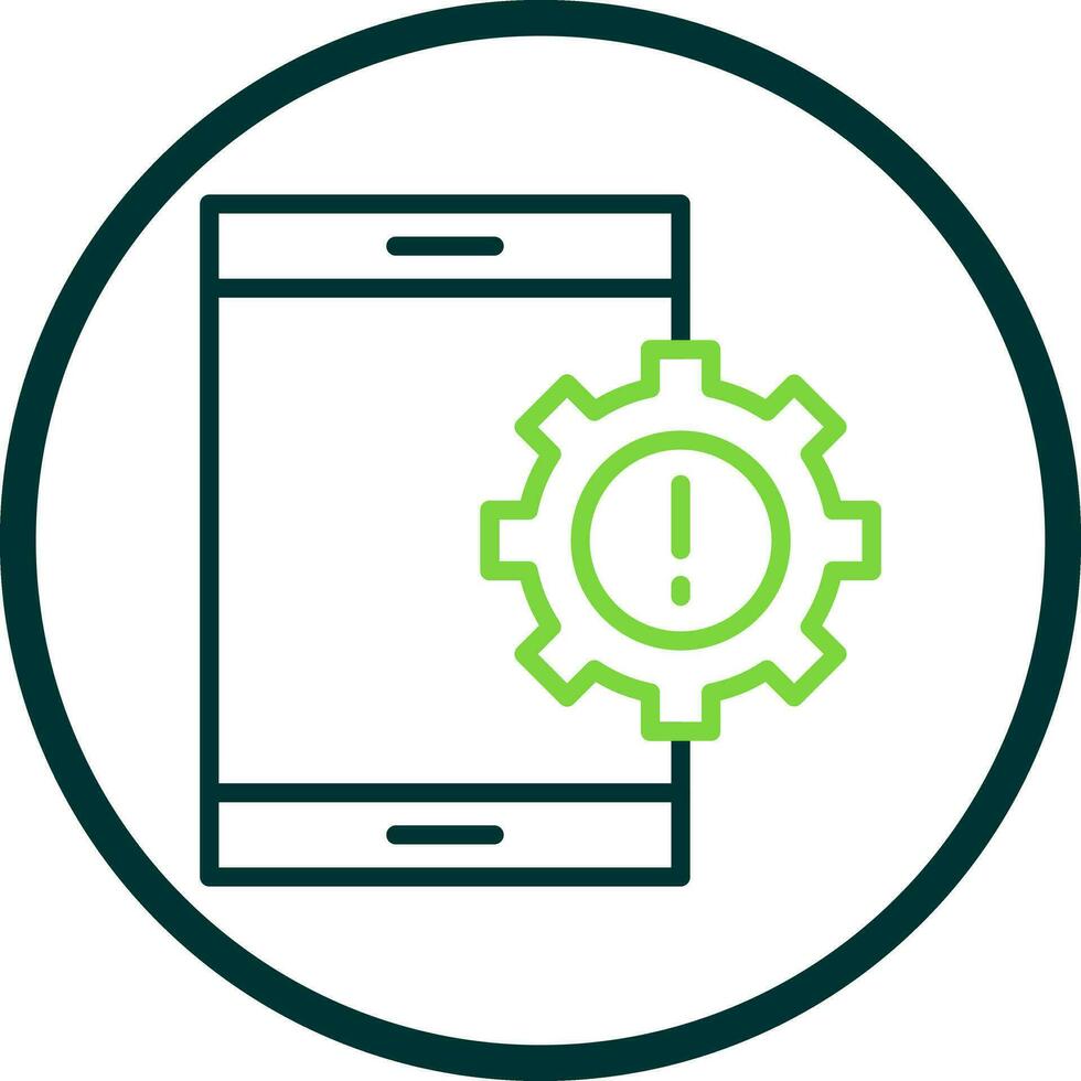 Mobile App Vulnerabilities Vector Icon Design