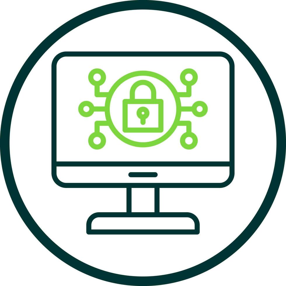 Online Security Risks Vector Icon Design