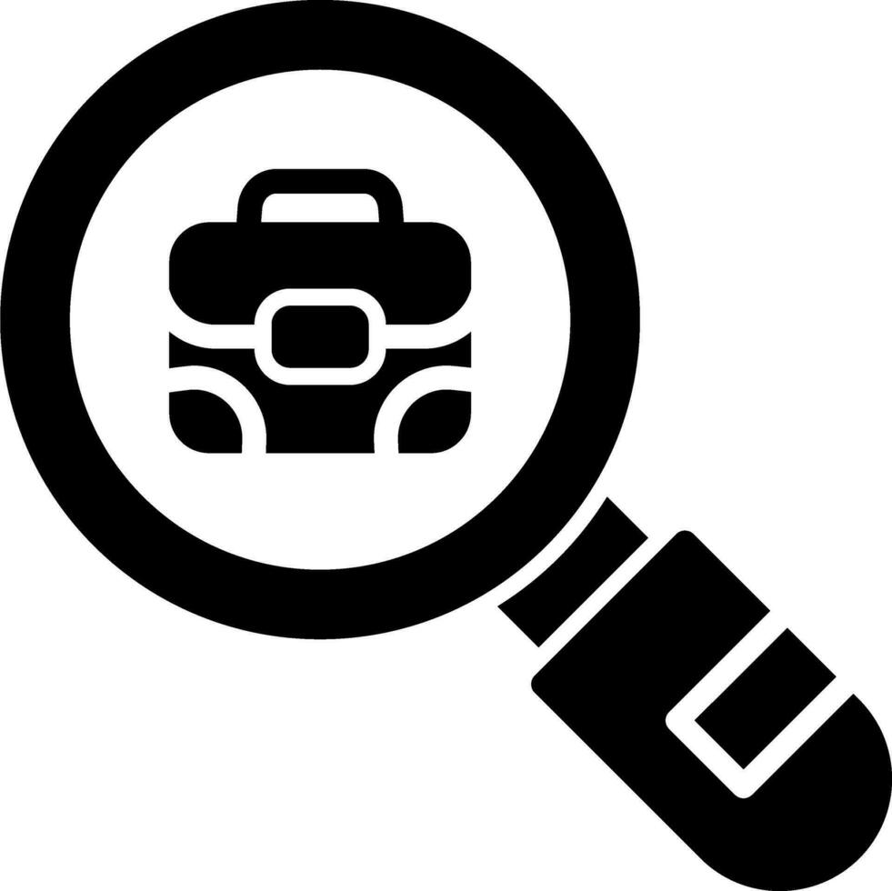 Job Search Vector Icon