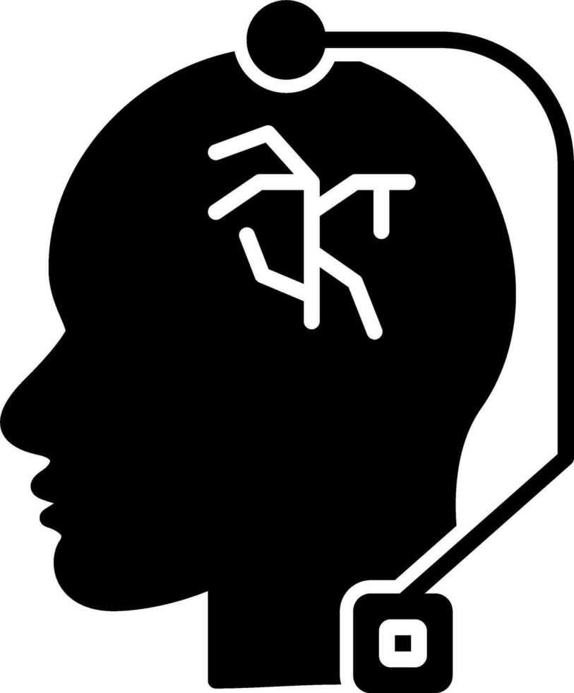 Deep Brain Stimulation Vector Icon