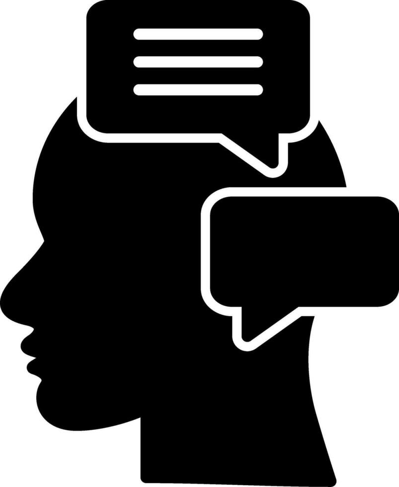 Inner Talk Vector Icon