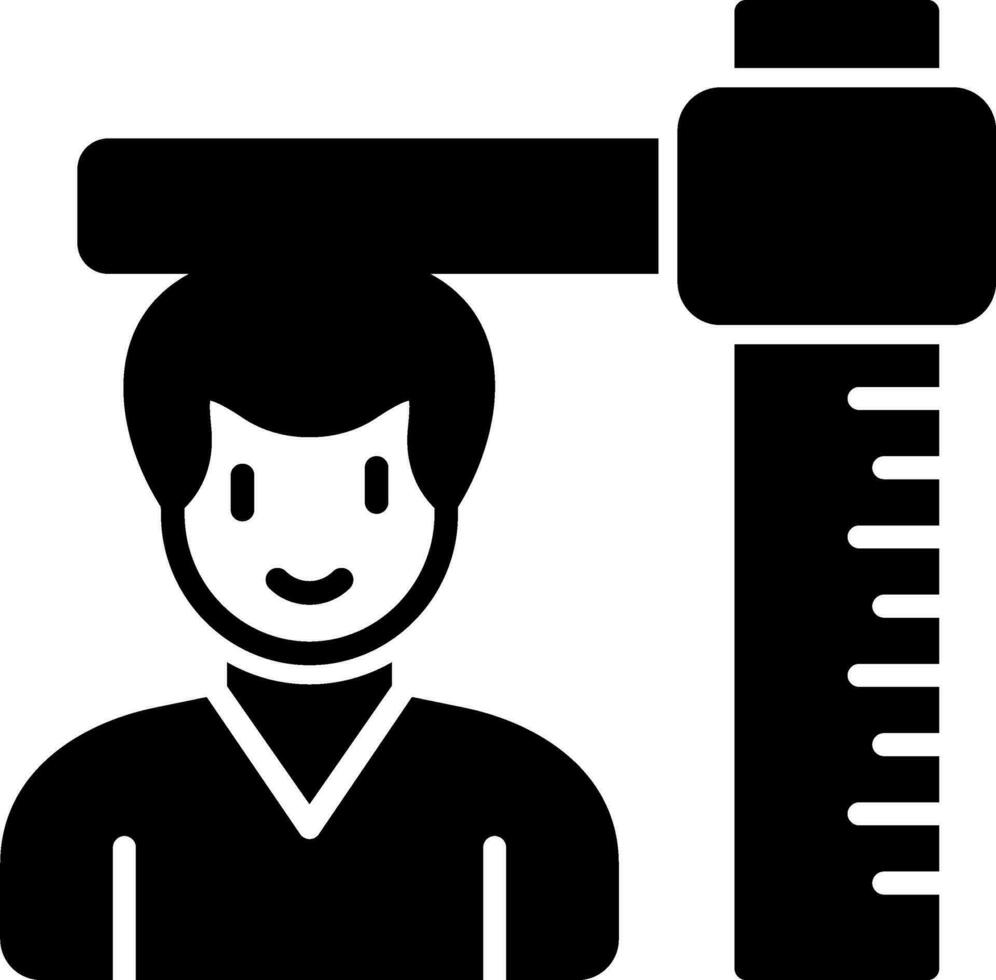 Height Vector Icon