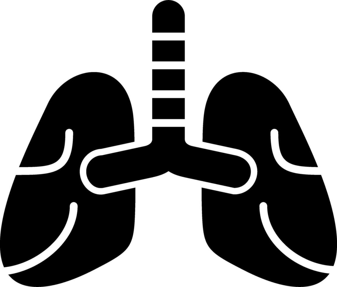 Lungs Vector Icon