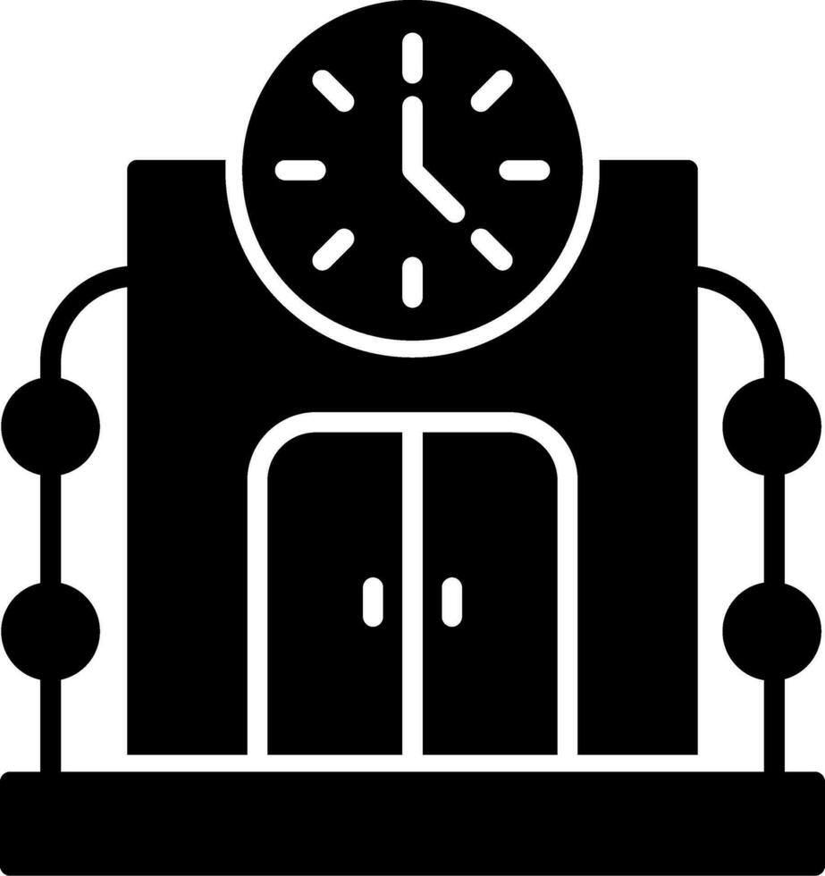 hora máquina vector icono