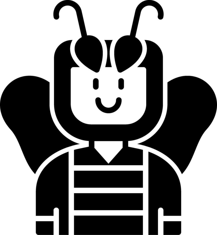 icono de vector de abeja