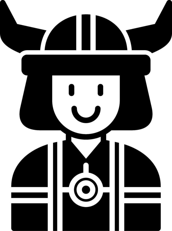 Viking Vector Icon
