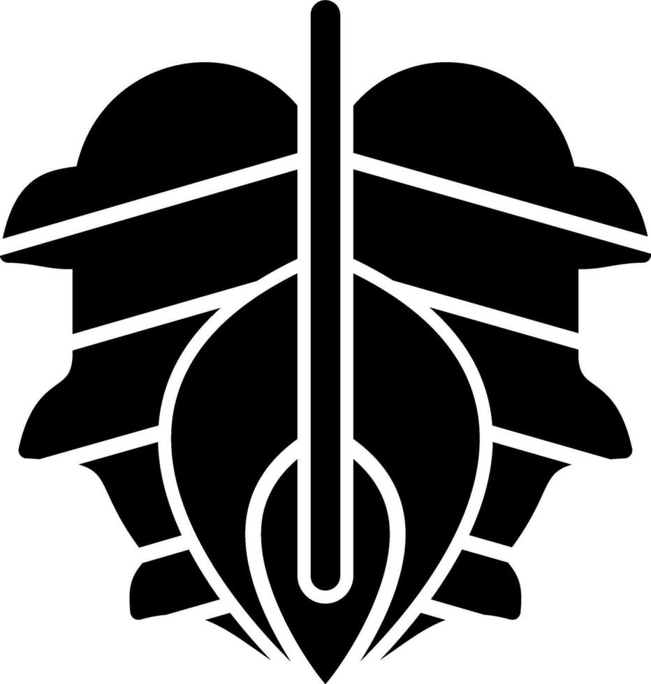 Monstera Leaf Vector Icon