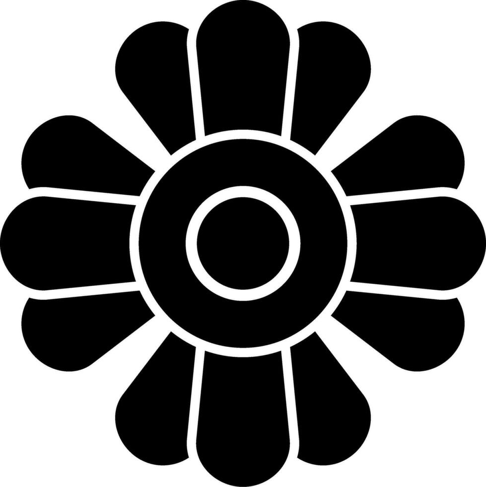 Gaillardia Vector Icon