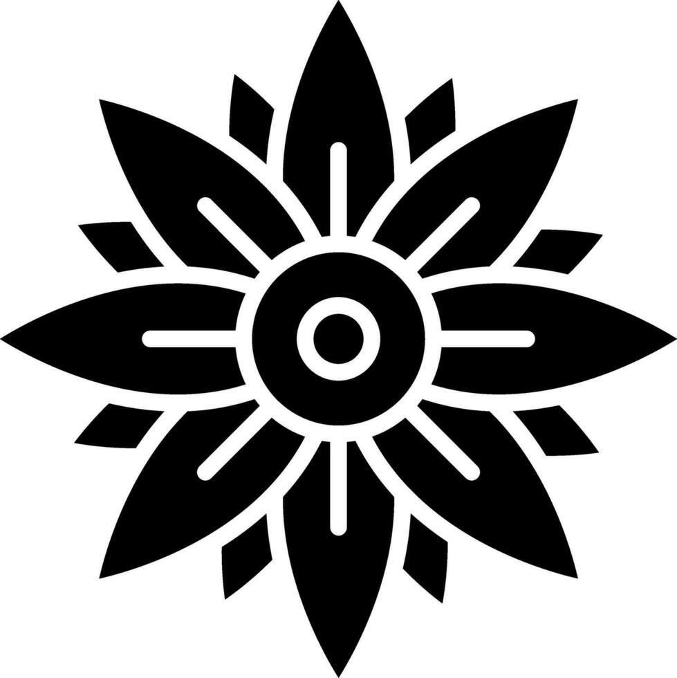 Chrysanthemum Vector Icon