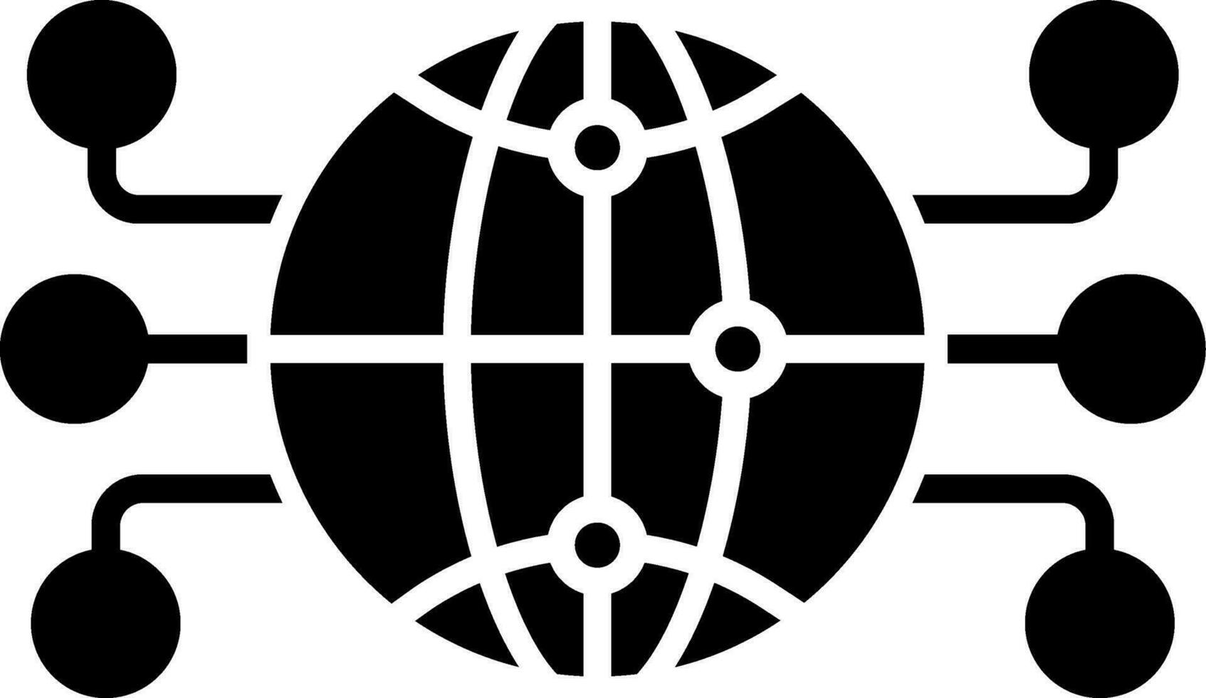 Global Network Vector Icon