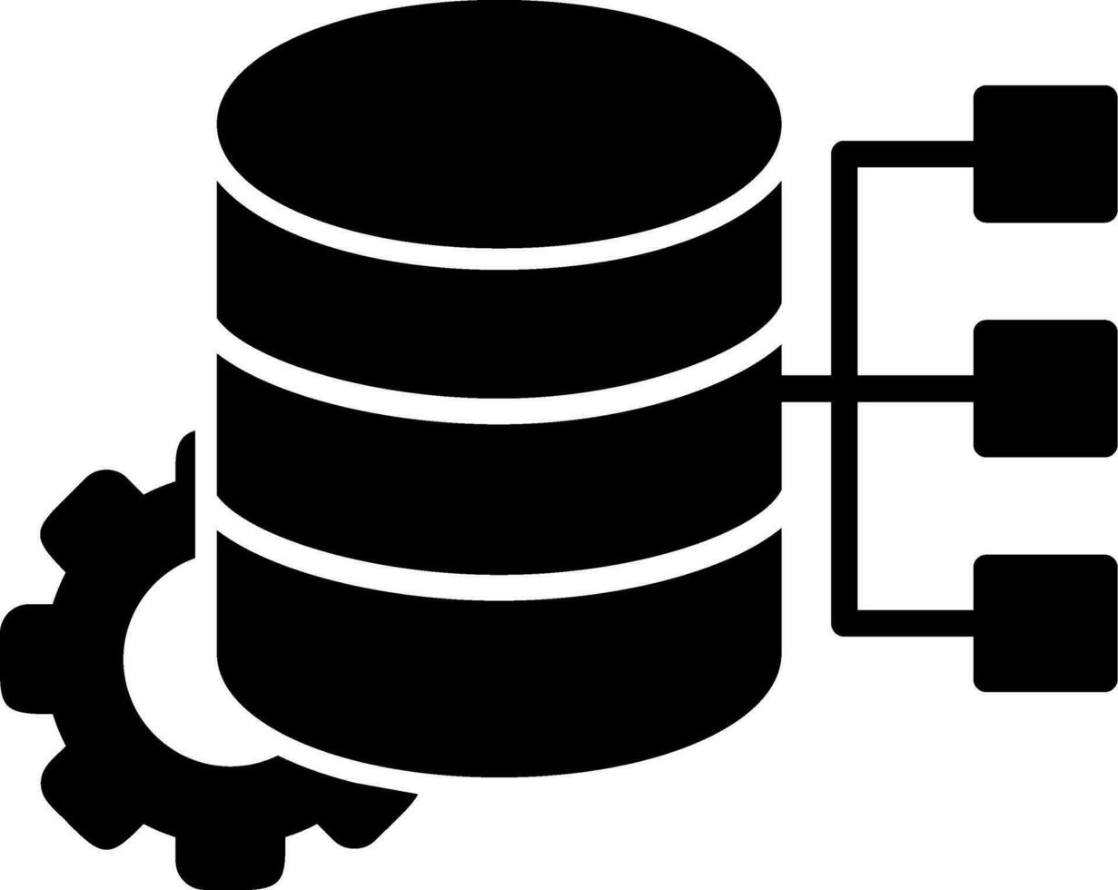 icono de vector de base de datos