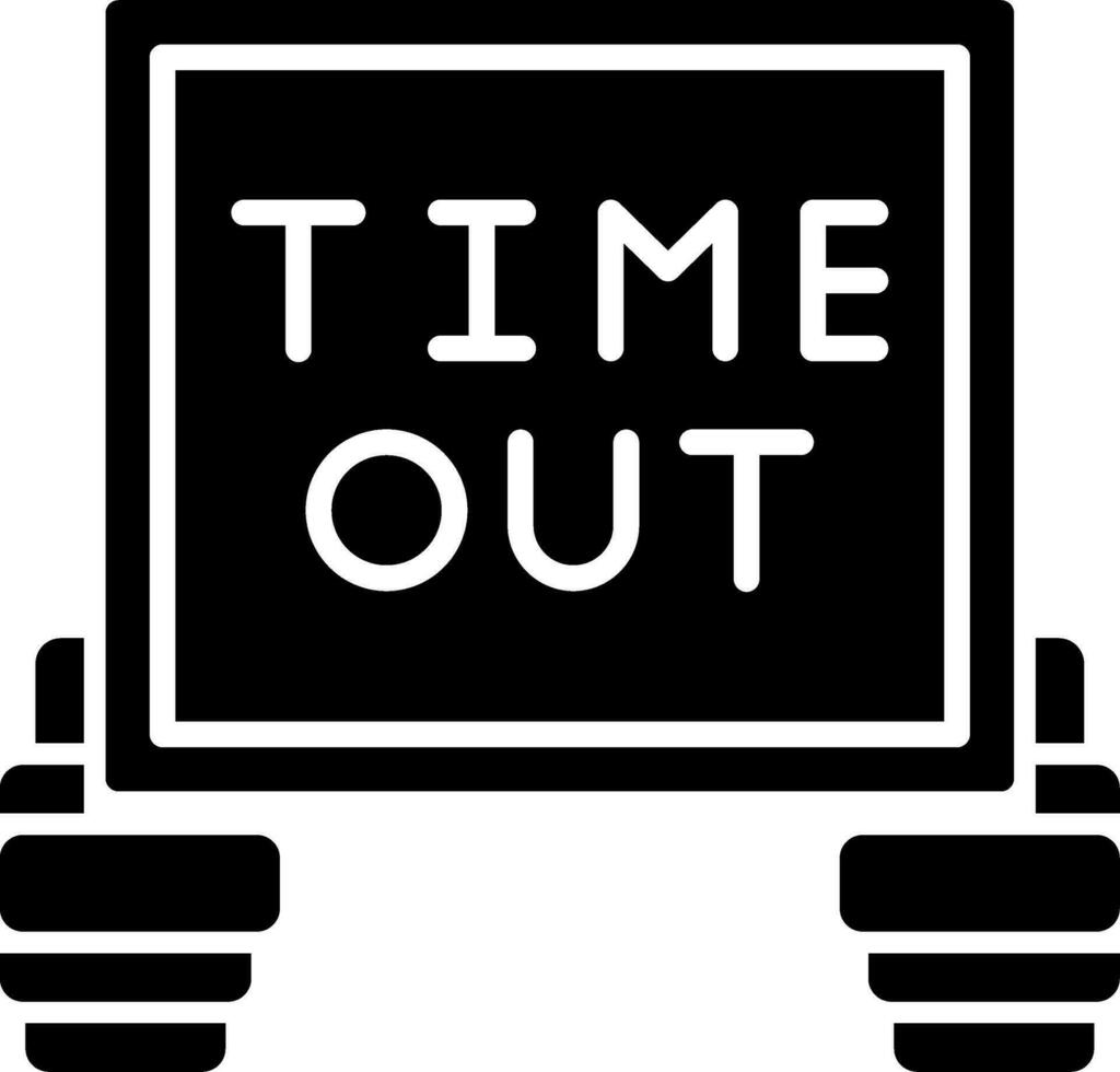 Time Out Vector Icon