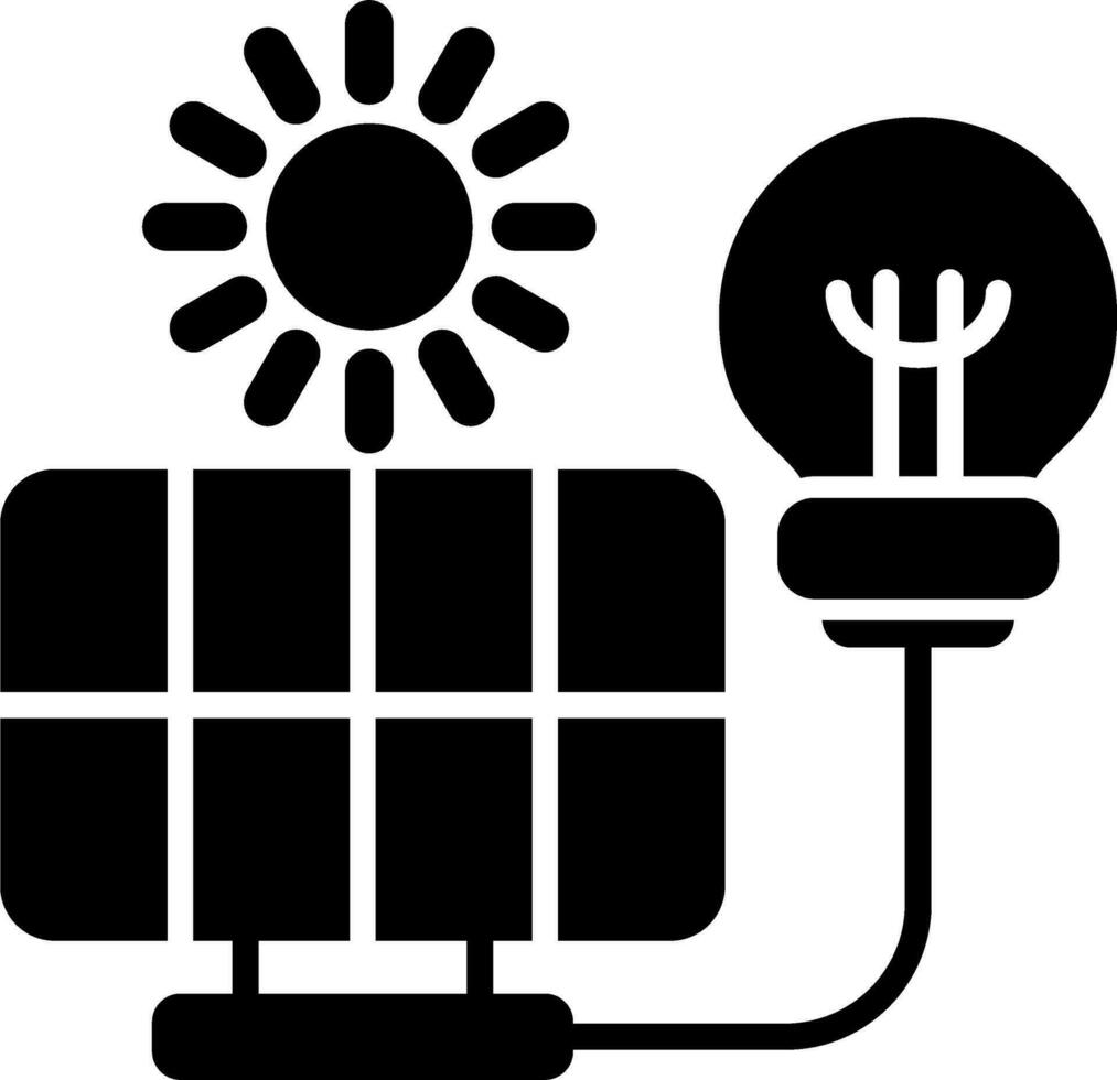 icono de vector de energía renovable